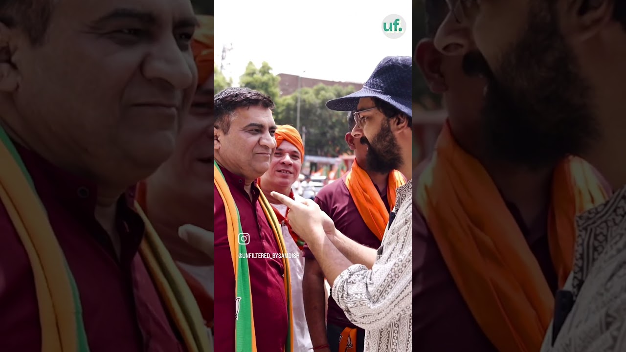 INTERVIEW IN BJP RALLY |