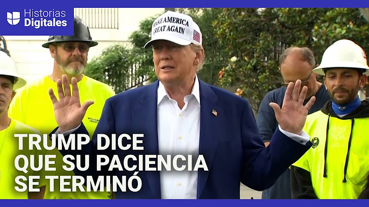 “Nadie sabe lo que voy a hacer”: Trump evita decir si ordenará un ataque de EEUU contra Irán