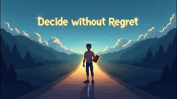 How to Make Decisions Without Regret | Easy handling