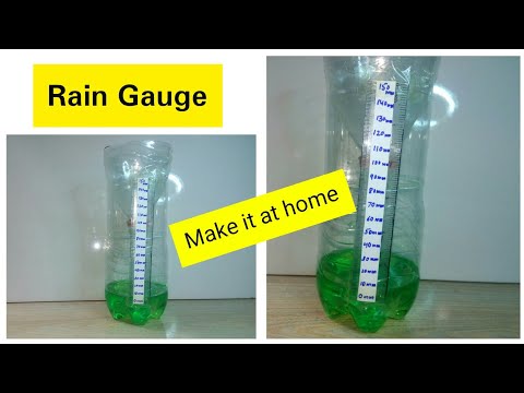 How To Make A Rain Gauge | Rain Gauge Model | Rain Gauge | Make a rain