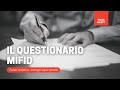 Il questionario mifid