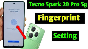 tecno spark 20 Pro 5g fingerprint setting | tecno spark 20 Pro 5g me fingerprint screen lock setting