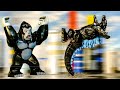 Godzilla vs. Kong - Dropkick and Victory Dance (Stop Motion)