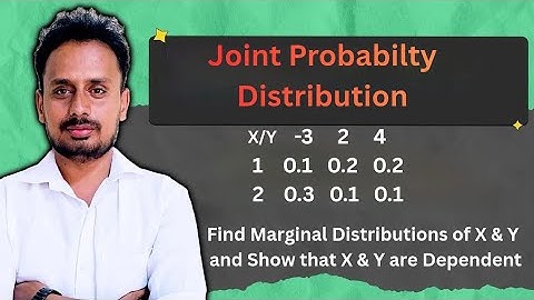 Joint probability distribution 