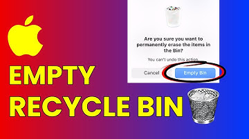Empty Recycle Bin in Mac, MacBook Pro, iMac and Mac mini - Empty Recycle Bin in Mac