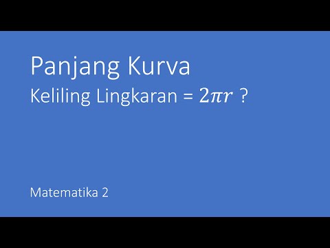 Video: Mengapa keliling lingkaran 2pir?