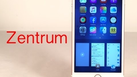 Cydia Tweak: Zentrum - Apps, Toggles & Music in one place