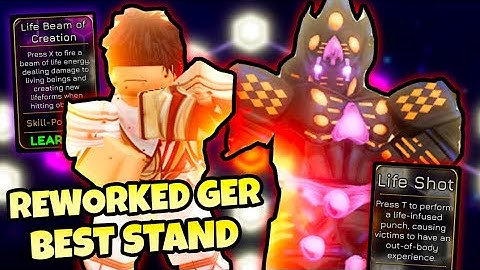 [YBA] Reworked GER is the MOST BROKEN STAND EVER!! (NEW UPDATE)
