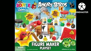 Crazart Softee Dough Angry Birds Deable Me Figure Maker Playset