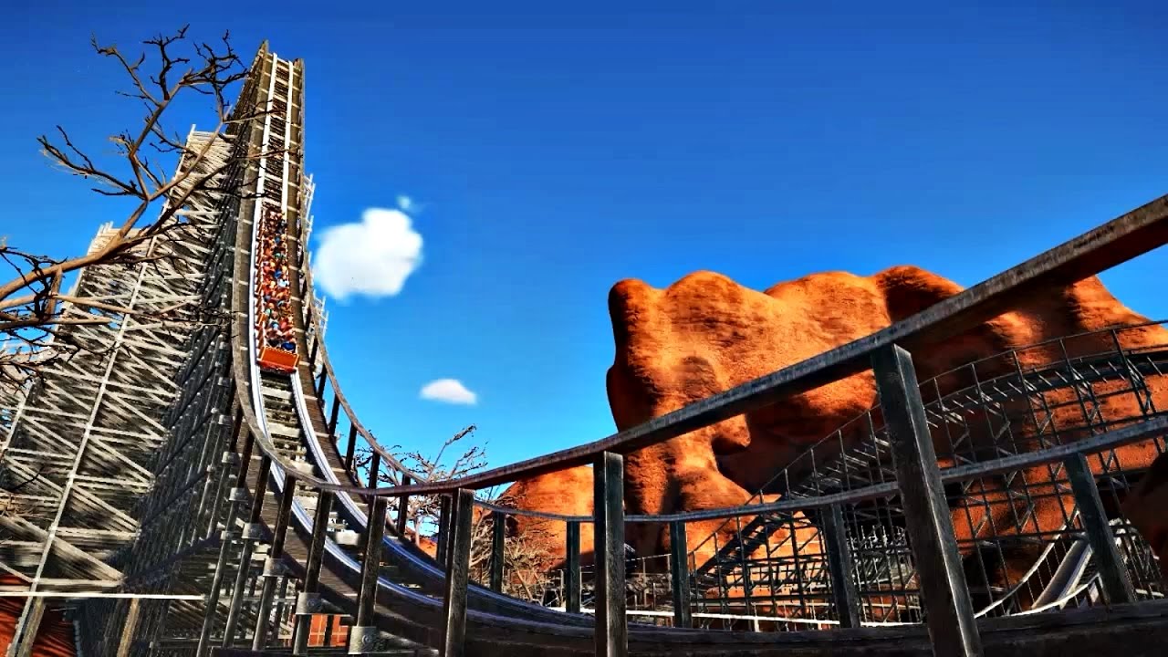 Grentwood | Wooden Coaster | Planet Coaster - HD - YouTube