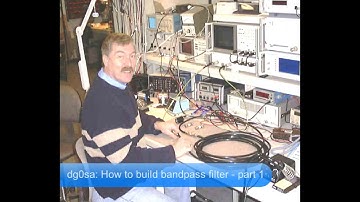 dg0sa: how to build bandpass filter - part 1