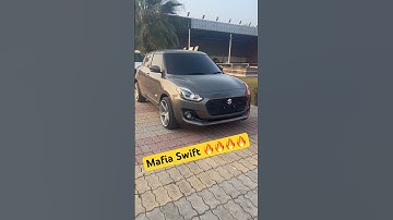 Z black shishe in new swift with alloys #modifiedswift #swift #modifieds #cars #carcustomization