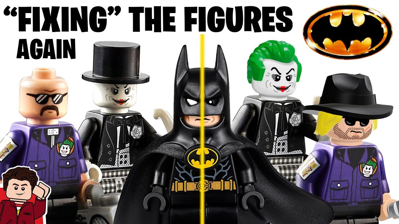 HOW TO Build a Better LEGO 1989 Batman Minifigure! 