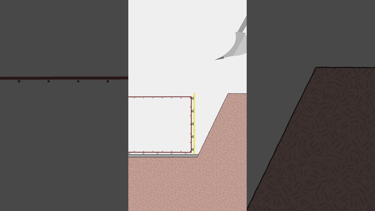 Pecafil® als Fundament-Schalung für vorgefertigte Bewehrungskörbe