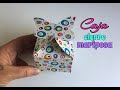 CAJA de REGALO con CIERRE de MARIPOSA