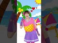 くだもの もぐもぐ ん〜おいしい！🍋 #キッズ #音楽教育 #cartoon #shorts
