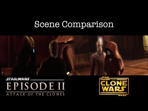 Dooku & Sidious | Attack Of The Clones/Clone Wars Comparison.