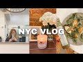 NYC VLOG: Setting April Goals, Trader Joe's Haul, FINALLY Getting A Haircut & More! | Hannah Grace