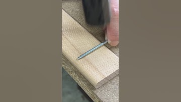 Why Am I Hammering a Screw? #shorts #woodworking #diy