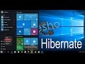 كيفية تفعيل الـ hibernate في ويندوز10 - "hibernate windows 10"
