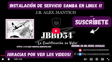 Instalación y configuración samba en linux