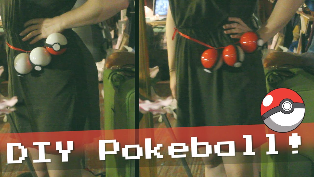 DIY Pokeball tutorial! | Jedimanda