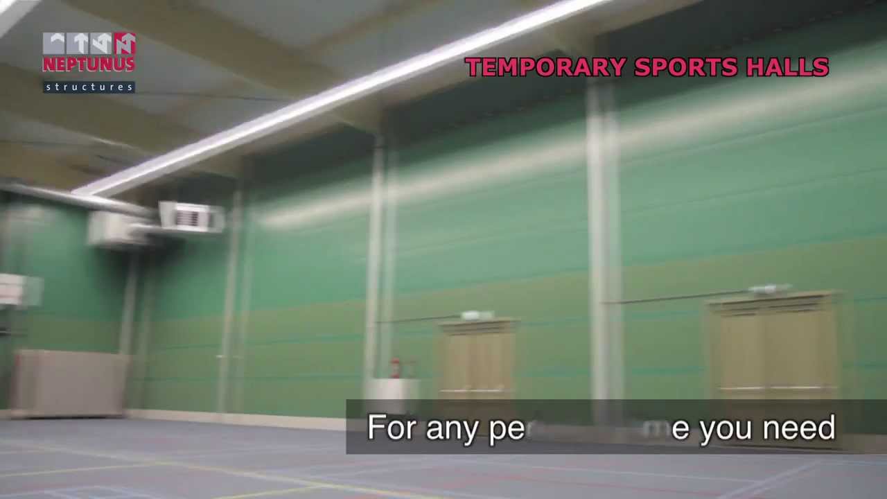 Discover the possibilities of a temporary sports hall - Neptunus Structures