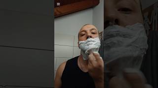 Traditional shaving; relaxing sound, lathering soap on the face  #asmr #relax #rasaturatradizionale