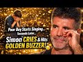 Nobody Expected This Poor Boy’s Voice — Simon Cowell CRIES and Hits Golden Buzzer 💔🔥