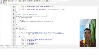 Program Stack menggunakan bahasa c++