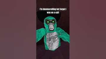 You Are Scrolling But Forget You Are On A Call: #gorillatag #funny #gtag #vr #memes #edit #amazing