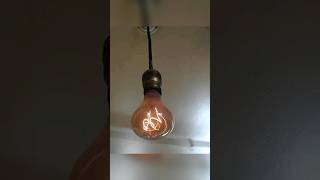 oldest working light bulb in the world, centennial light, burning since 1901. Fire station 6