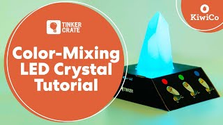 Make a Color-Mixing LED Crystal | Tinker Crate Project Instructions | KiwiCo screenshot 5