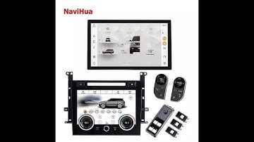 Range Rover Sport L494 New Upgrade Multimedia Android Car Radio & Car A/C Screen Installation