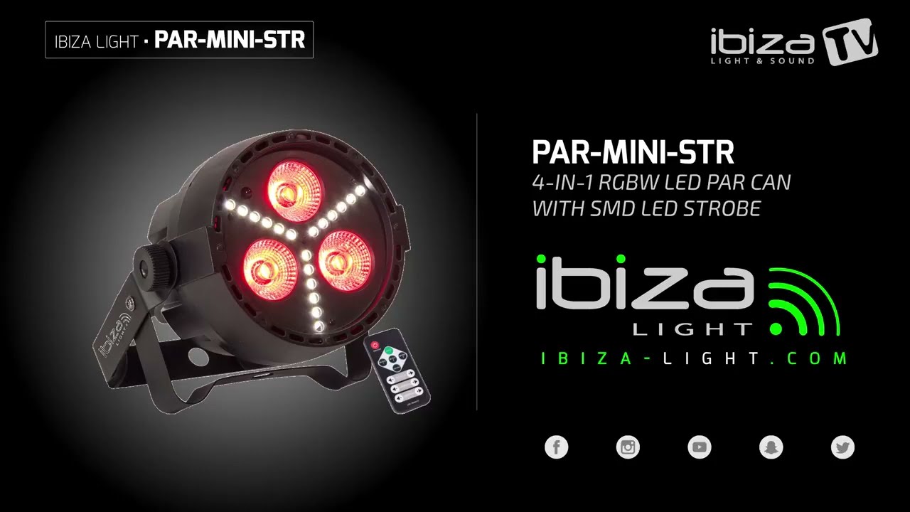 Par LED super sottile Ibiza THINPAR-LED-RING