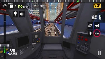 C20 Winter Train Driving | Subway Simulator 3D Android Gameplay