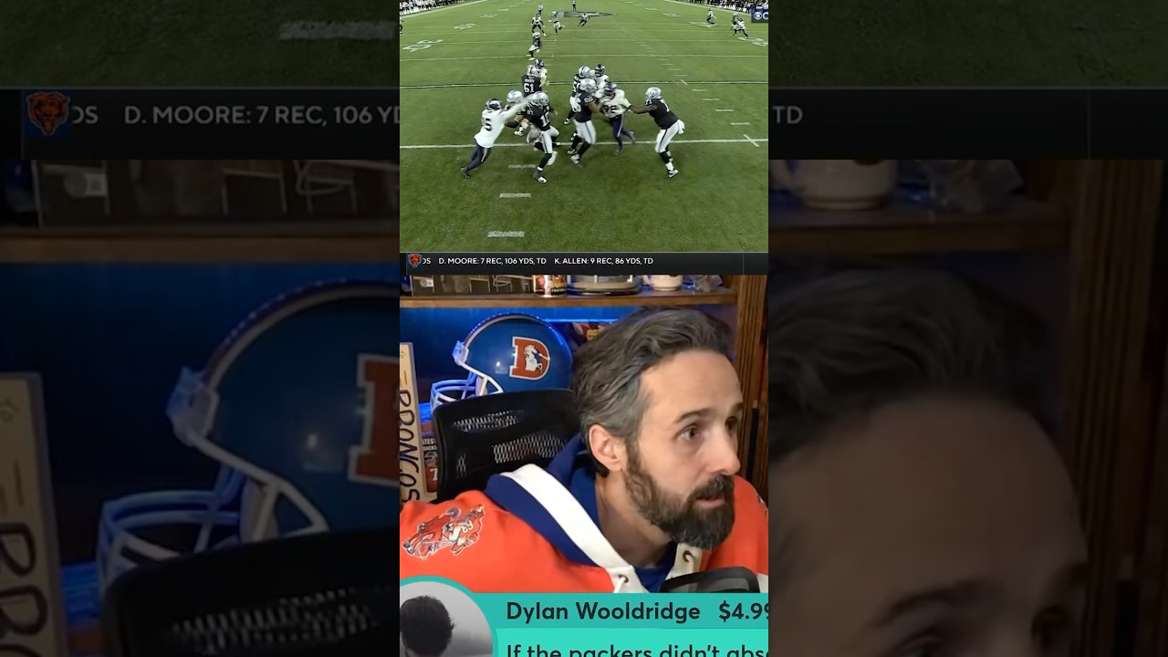 Brandon Perna reacts to Nik Bonitto's Game Ending Strip Sack