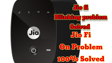 Jio fi Blinking problem solved/ jiofi on problem