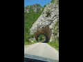 Глотка дракона. Туннель от Пивского озера в сторону Жабляка - дороги Черногории #shorts #shortvideo