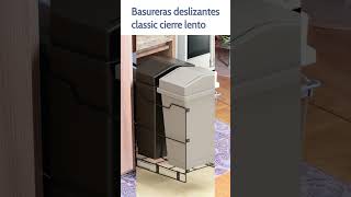 Basureras deslinzantes un herraje indispensable en tu cocina #cocina #innovador #herrajes #hogar