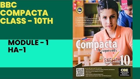 BBC Class10 Module 1 HA-1 Solved and Explained