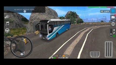 bussimulator ultimate 3d android gameplay bus driving in heavy rain #fastdriving #gadiwalagame