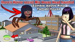 سر رعب ميو 😱 There's Horror secret Mio House Head haunted Zombie Above Rina house | SAKURA SCHOOL