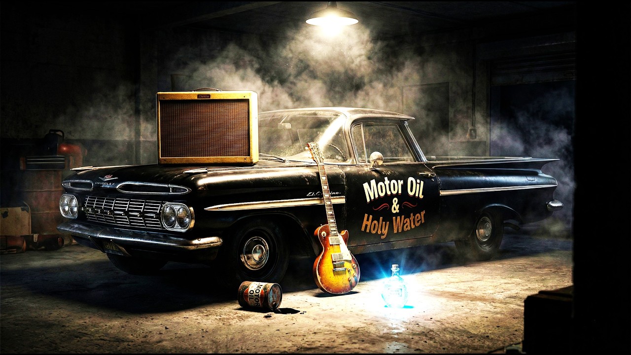 Motor Oil & Holy Water (Extended Jam) | Gritty Dark Blues Rock & Texas Guitar Solos