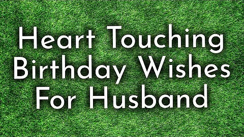 birthday wishes for husband