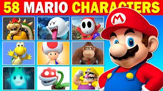 Guess The Super Mario Character 58 Characters - Super Mario Quiz