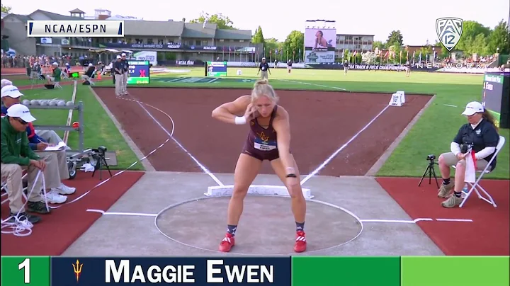Arizona State's Maggie Ewen completes sweep of indoor, outdoor NCAA shot put crowns
