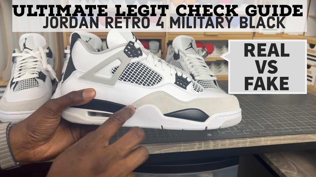 How To Spot Real Vs Fake Jordan 4 Black Cat – LegitGrails