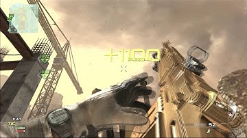 CoD MW3 17-1 S&D UMP45/MK14 Gameplay