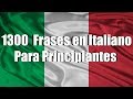 Cursos de Italiano: 1300 Frases en Italiano para Principiantes